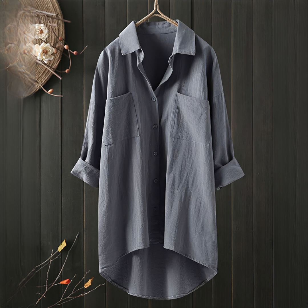 Ziva - Loose Fitting Casual Shirt
