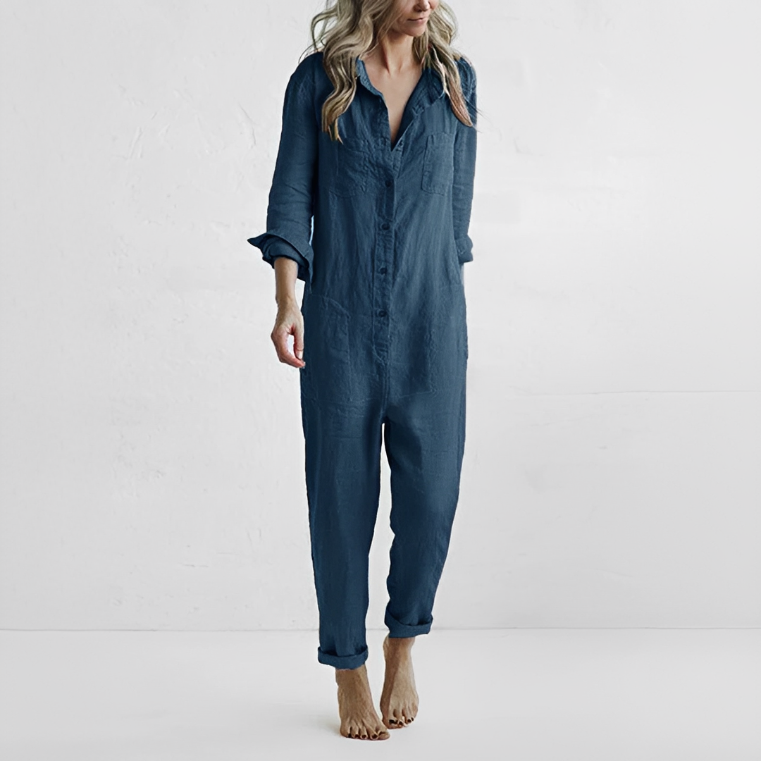 Novaria - Summer Long Sleeve Jumpsuit for Women