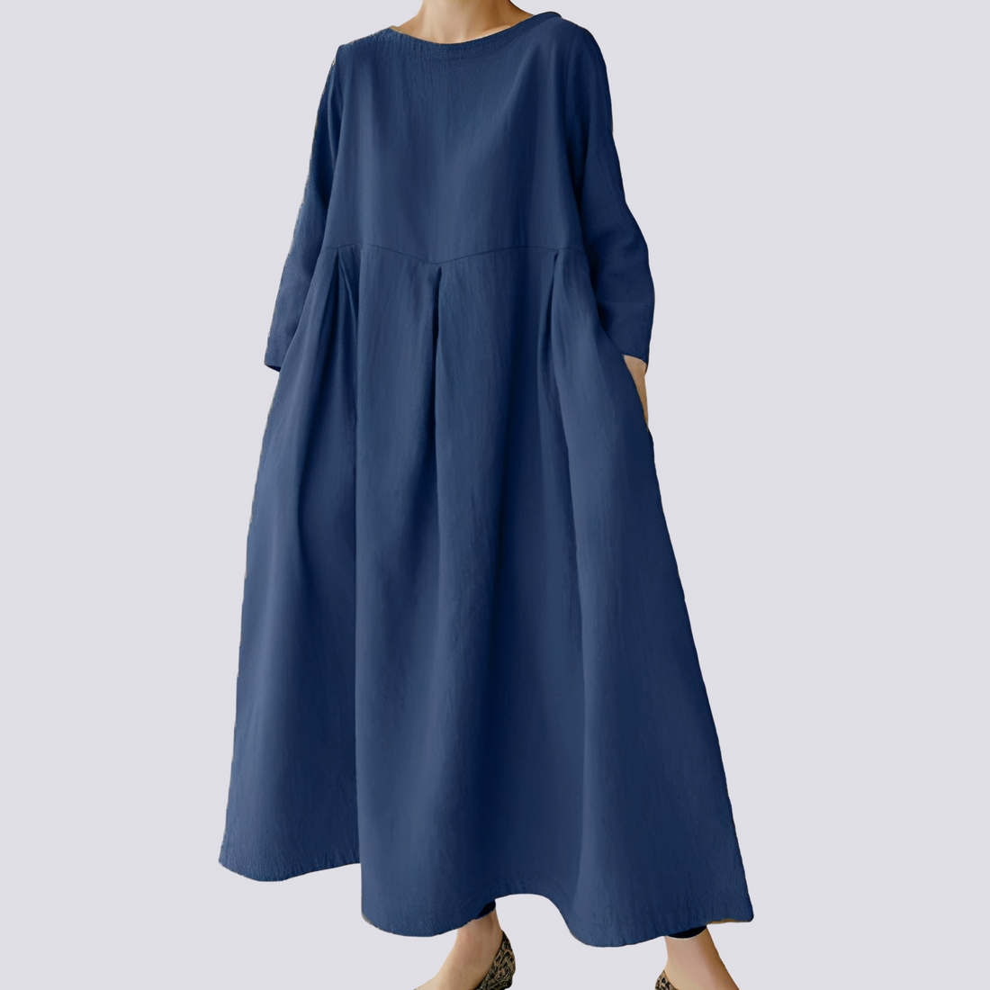 Veronica - Women's loose dress with pockets