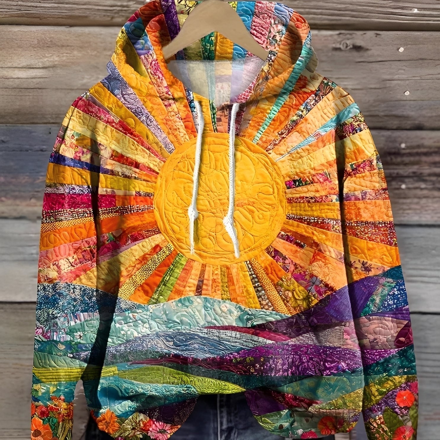 Séraphine - digital printed hoodie for women