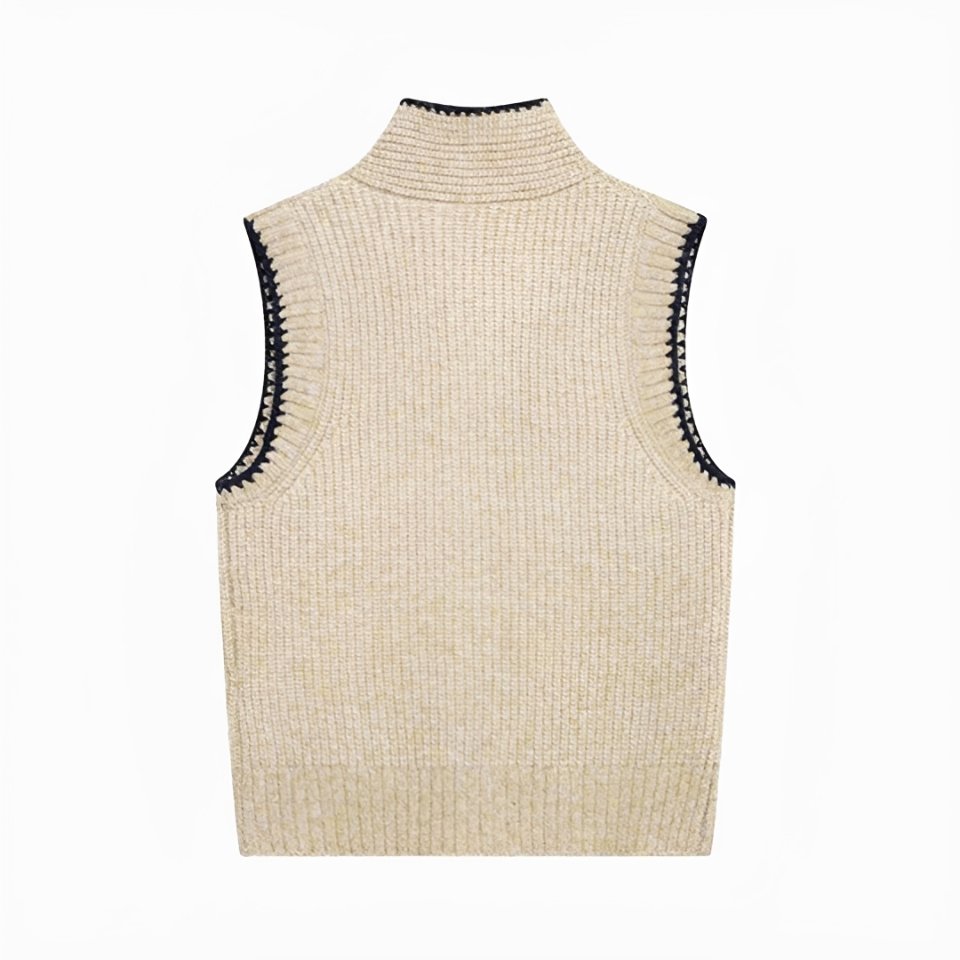 Dahlia - Stylish Tie Neck Vest