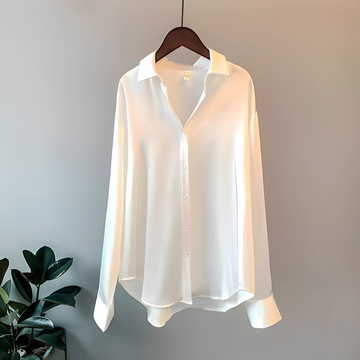 Zaniyah - Glossy Long Sleeved Shirt