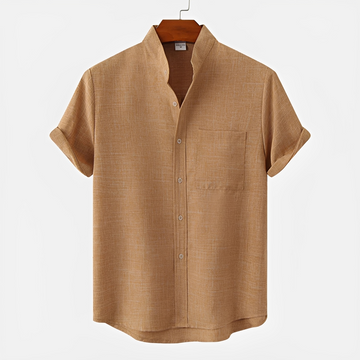 Hayden - Basic Button-Up Polo Shirt