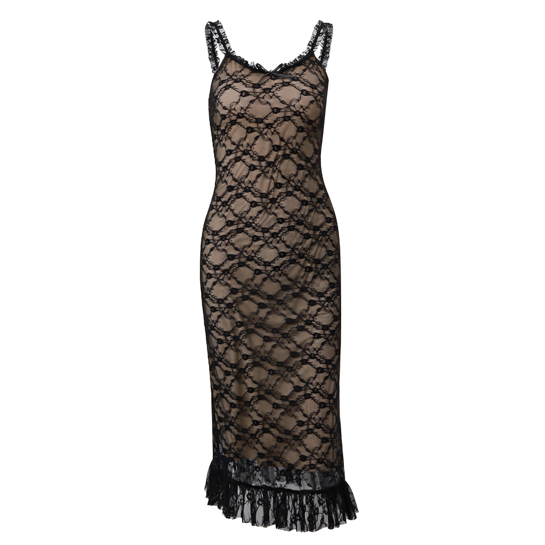Anjenette - Stylish and Graceful Midi Dress