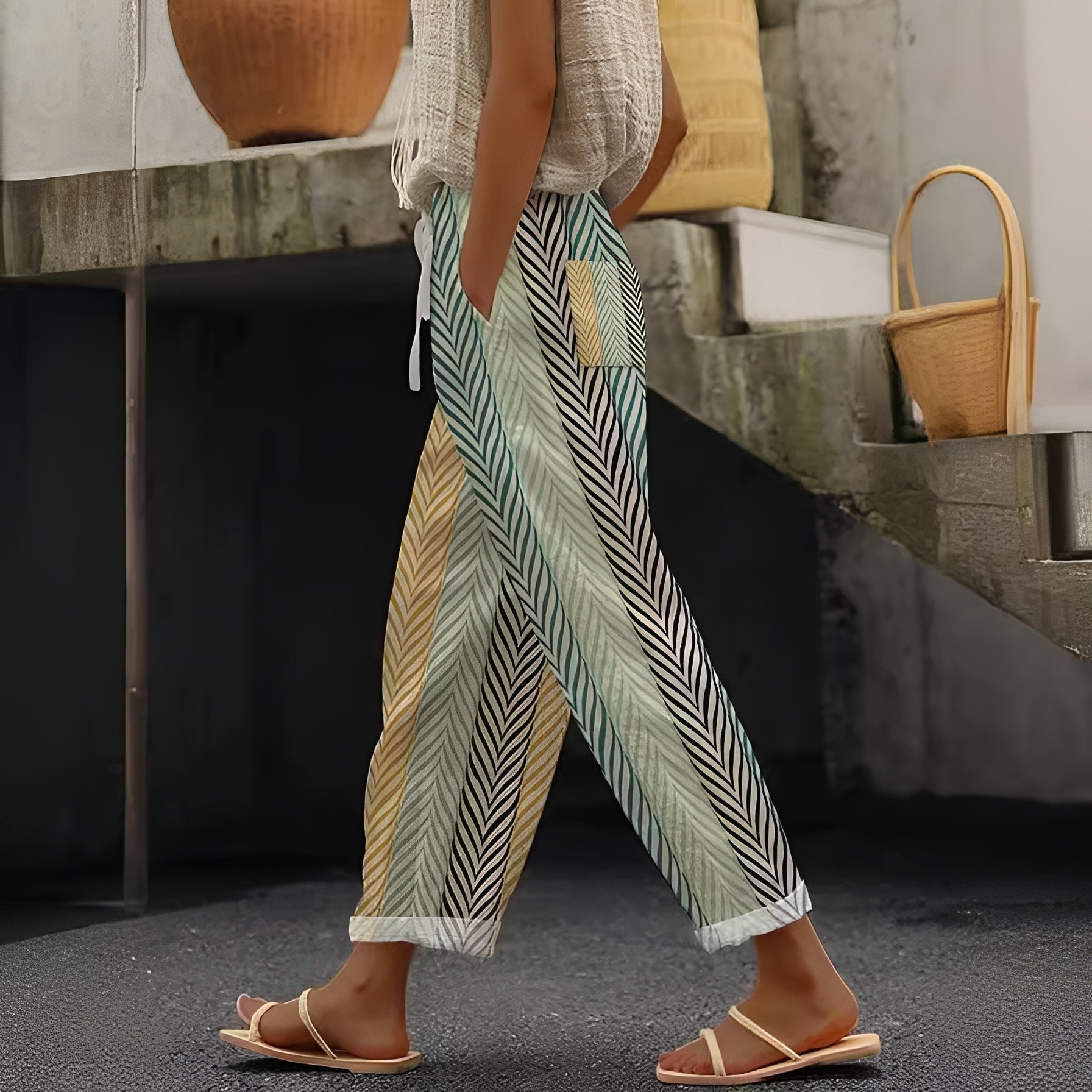 Tansy - An elegant summer pants for women