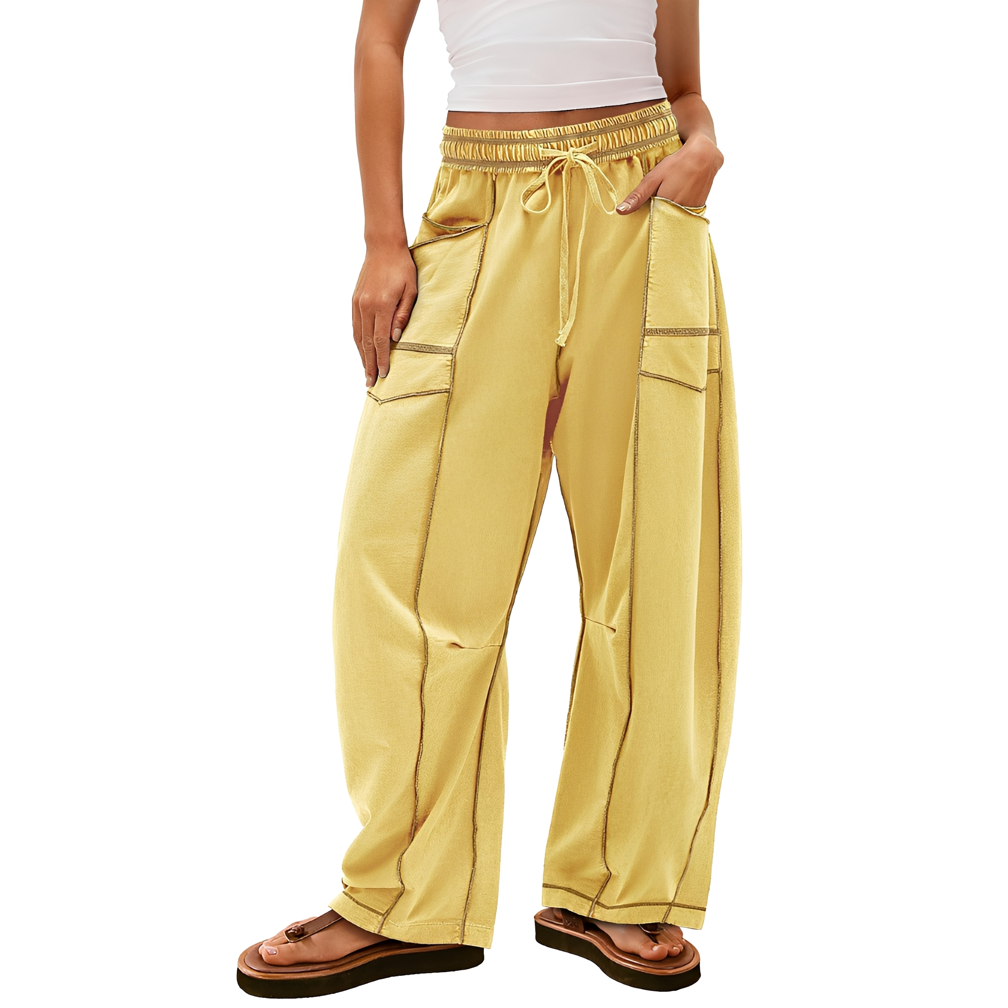 Marianne - Fashionable Wide Legged Trousers