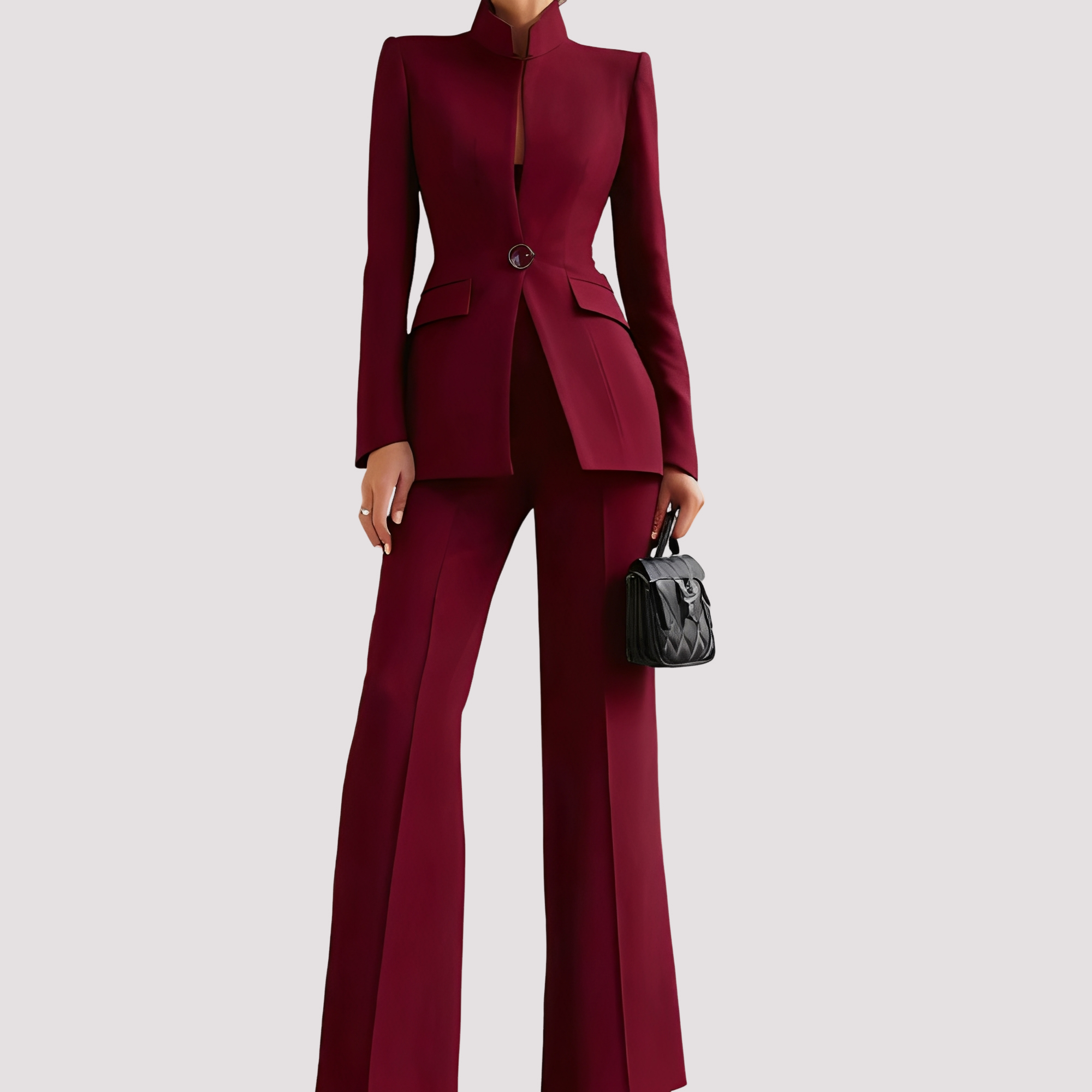 Jean - Elegant Suit Set with Single Button