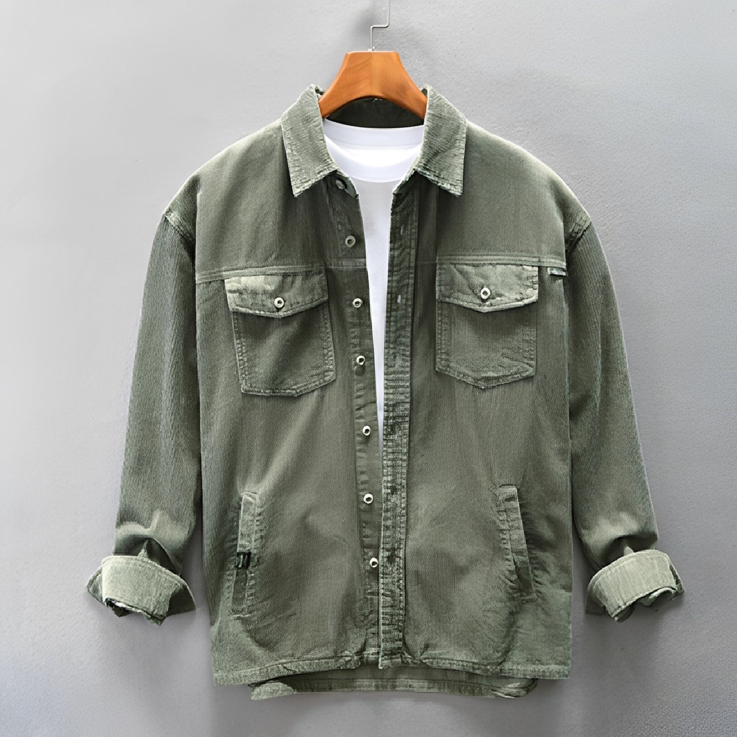 Luis - Men's Corduroy Shirt - Relaxed and Cozy