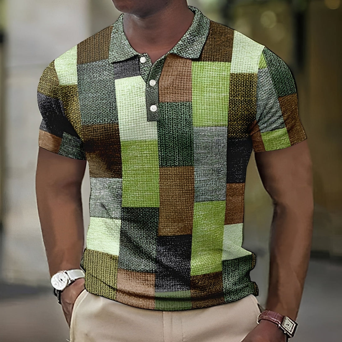 Jimmy - Stylish Plaid Print Shirt