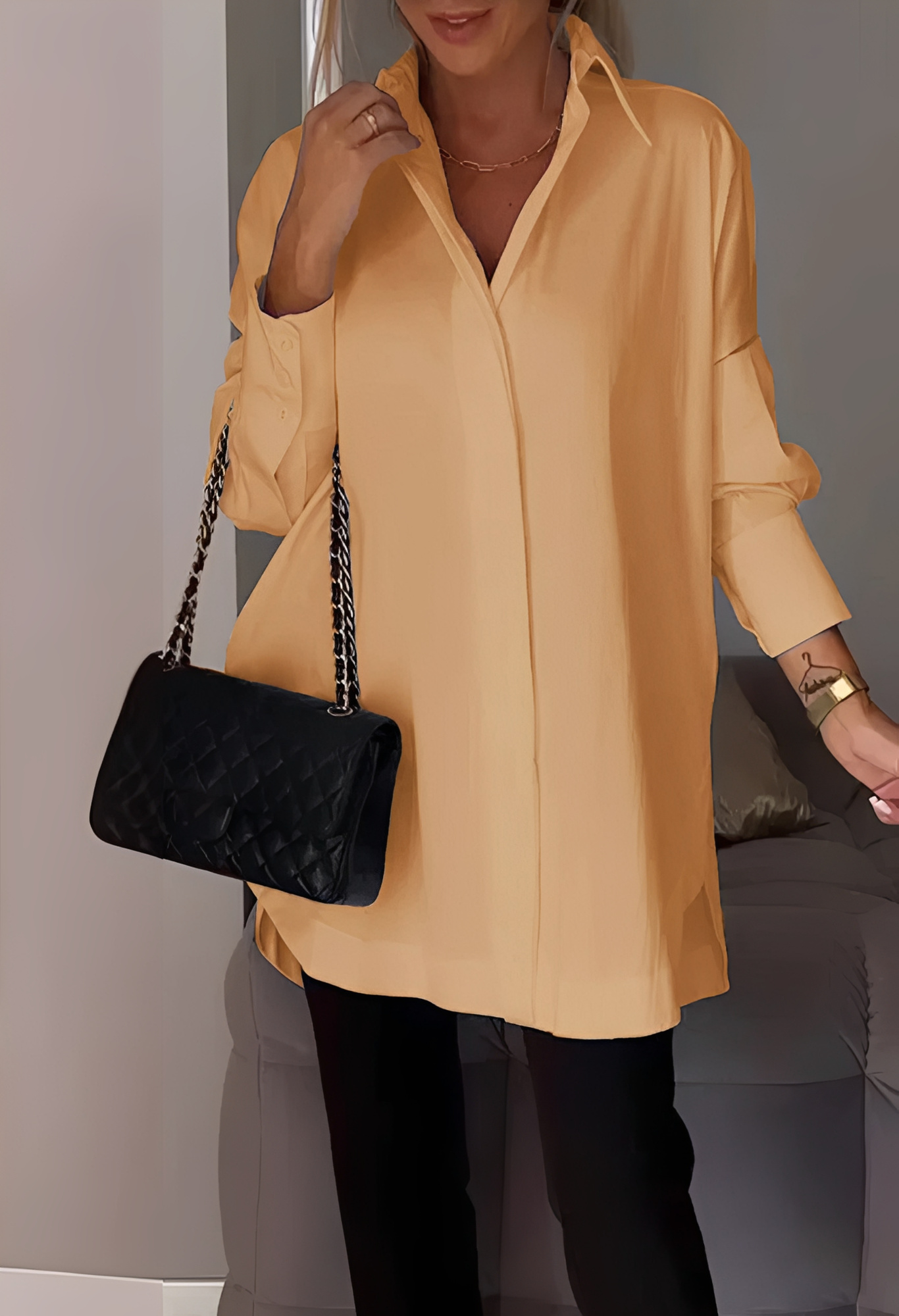 Lauren - Trendy Long-sleeved Shirt