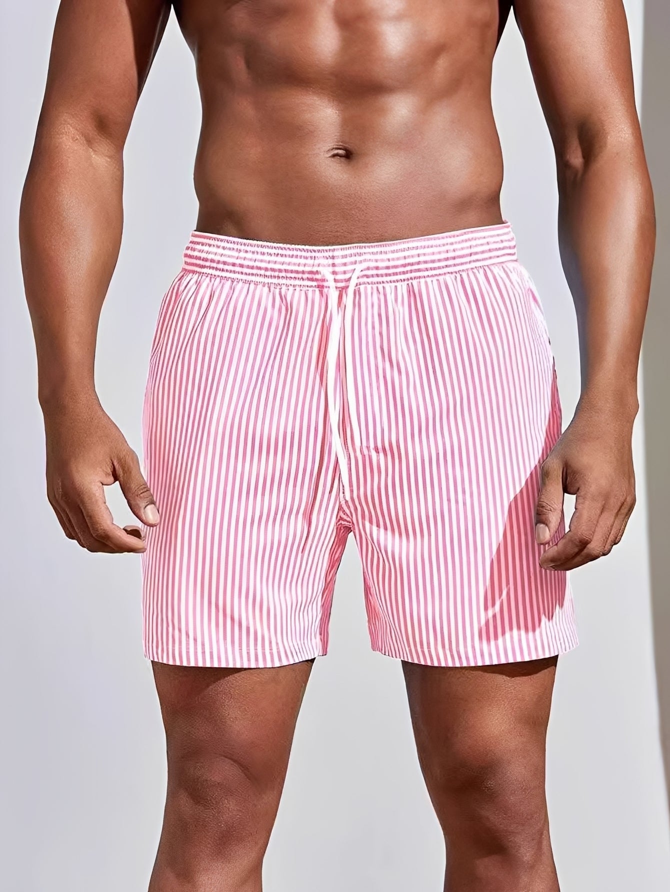 Reuben - Striped Rapid-Dry Swim Shorts