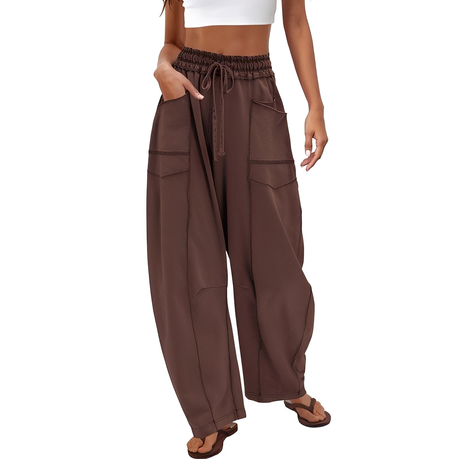 Marianne - Fashionable Wide Legged Trousers