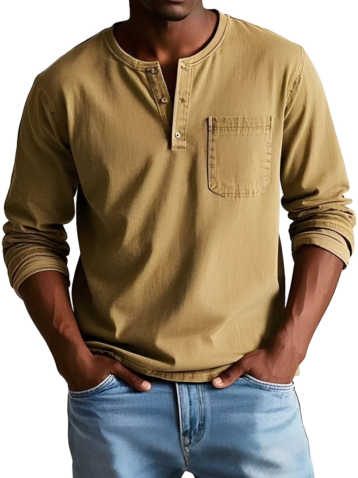 Steve - Men's casual long-sleeve shirt