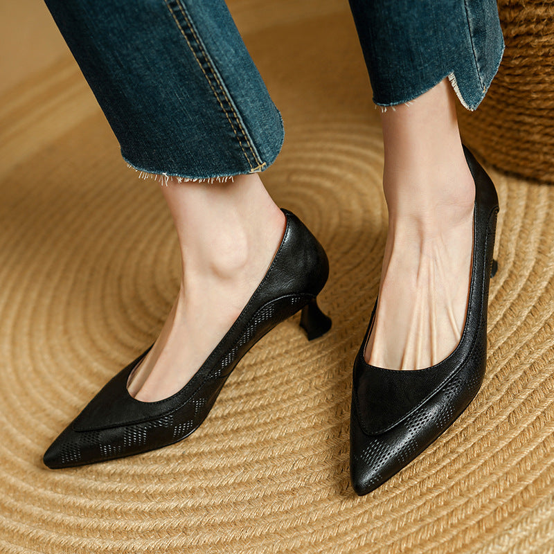 Charlotte - Stylish Pointed Toe Heels