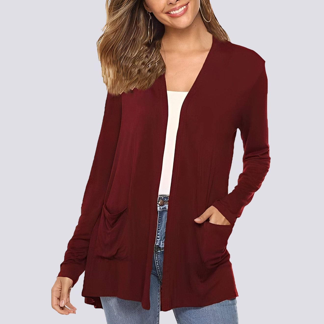 Bertha - Casual Long-sleeve Cardigan