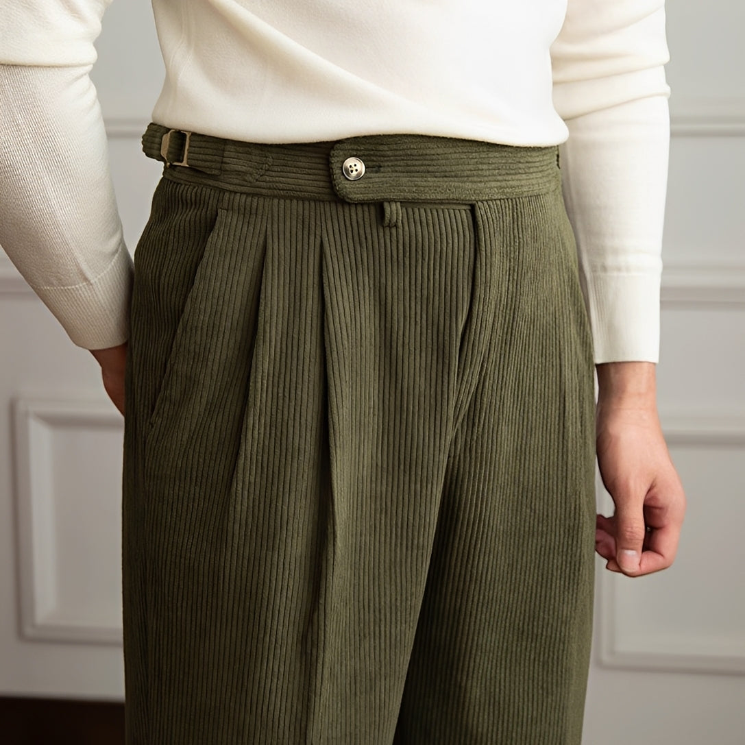 Rafael - High Waist Patterned Trousers