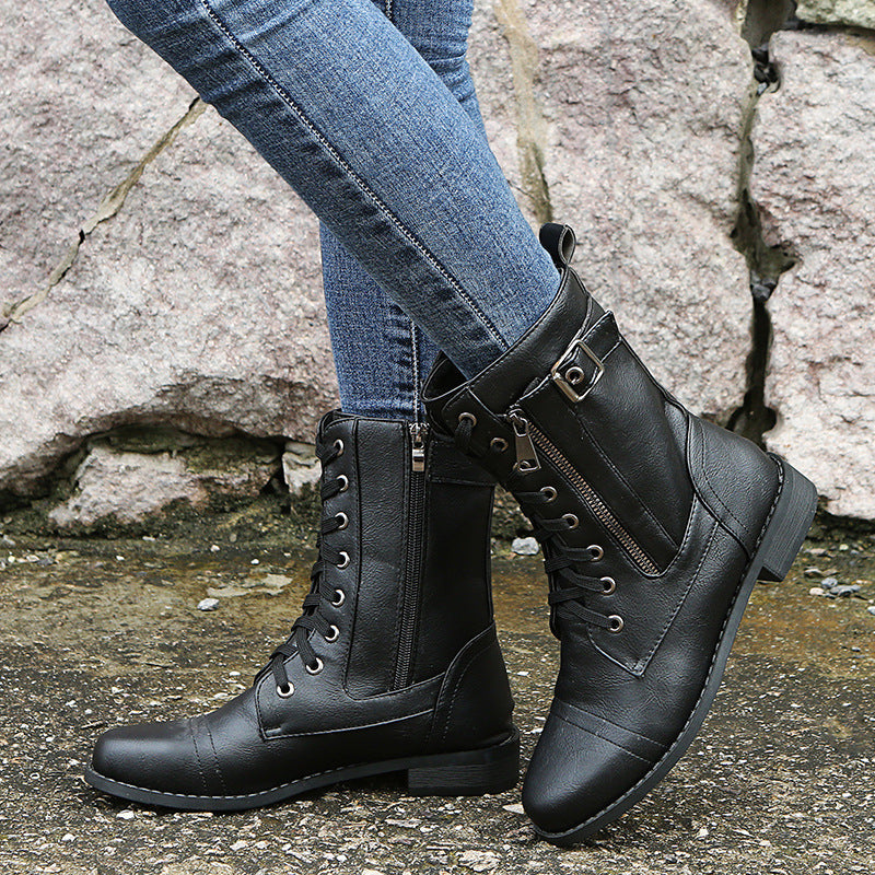 Katerina - Chic Low-Heel Boots