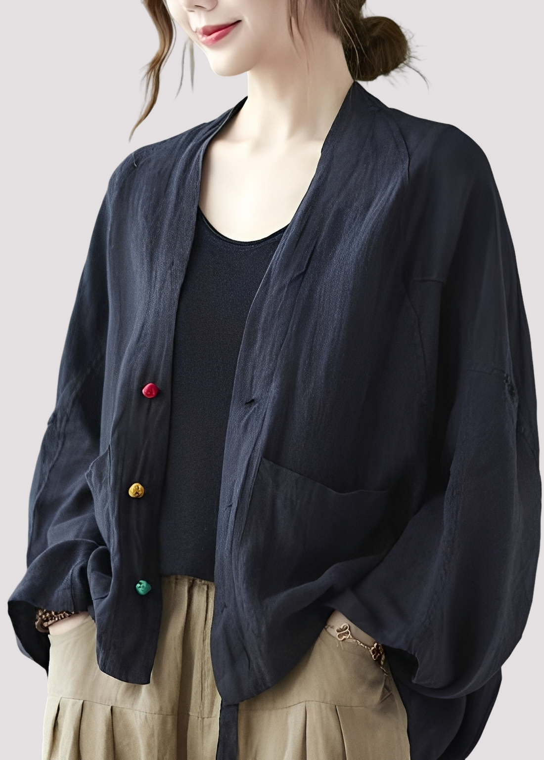 Tilly - Women's casual, relaxed cardigan with pockets