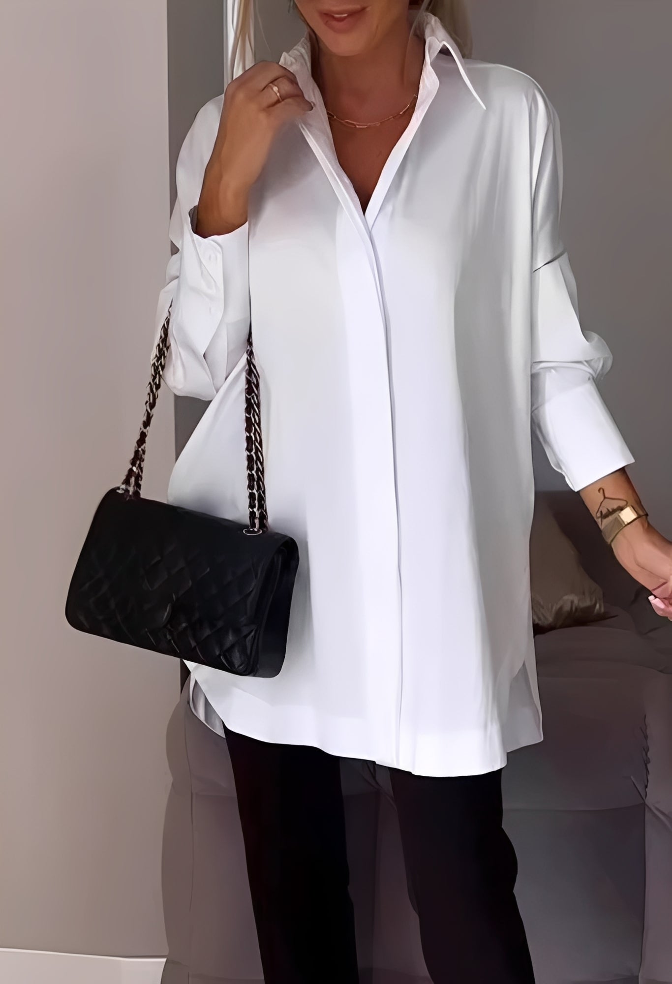 Lauren - Trendy Long-sleeved Shirt
