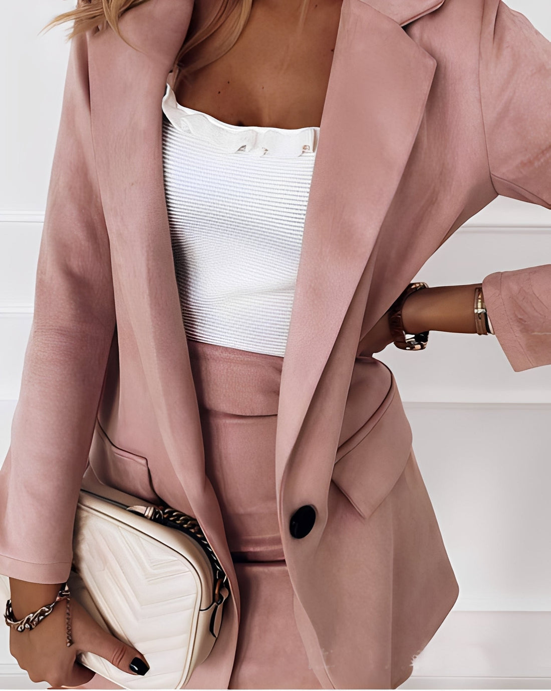 Katelyn - Blazer and Mini Skirt Set