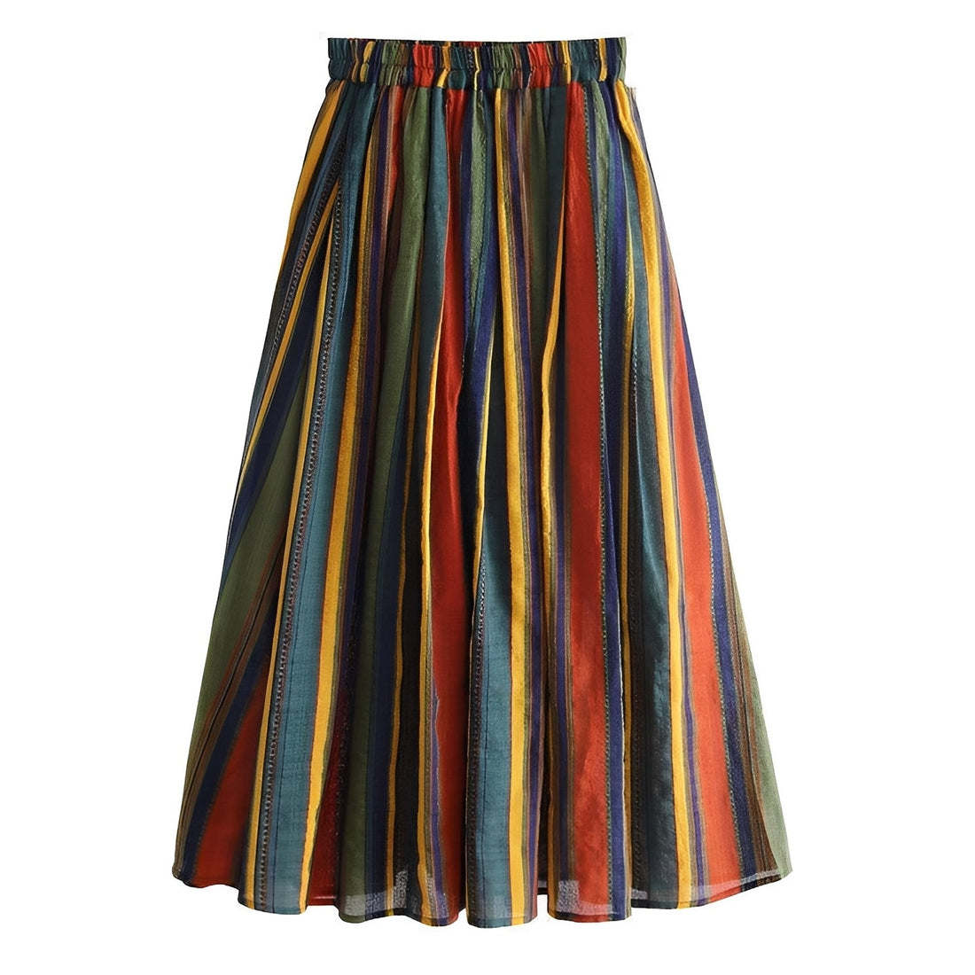 Tashia - Chic striped A-line skirt for women