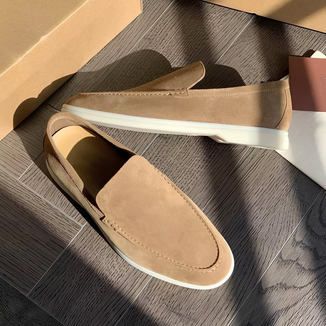 Lester - Men's trendy loafers, ideal for summer