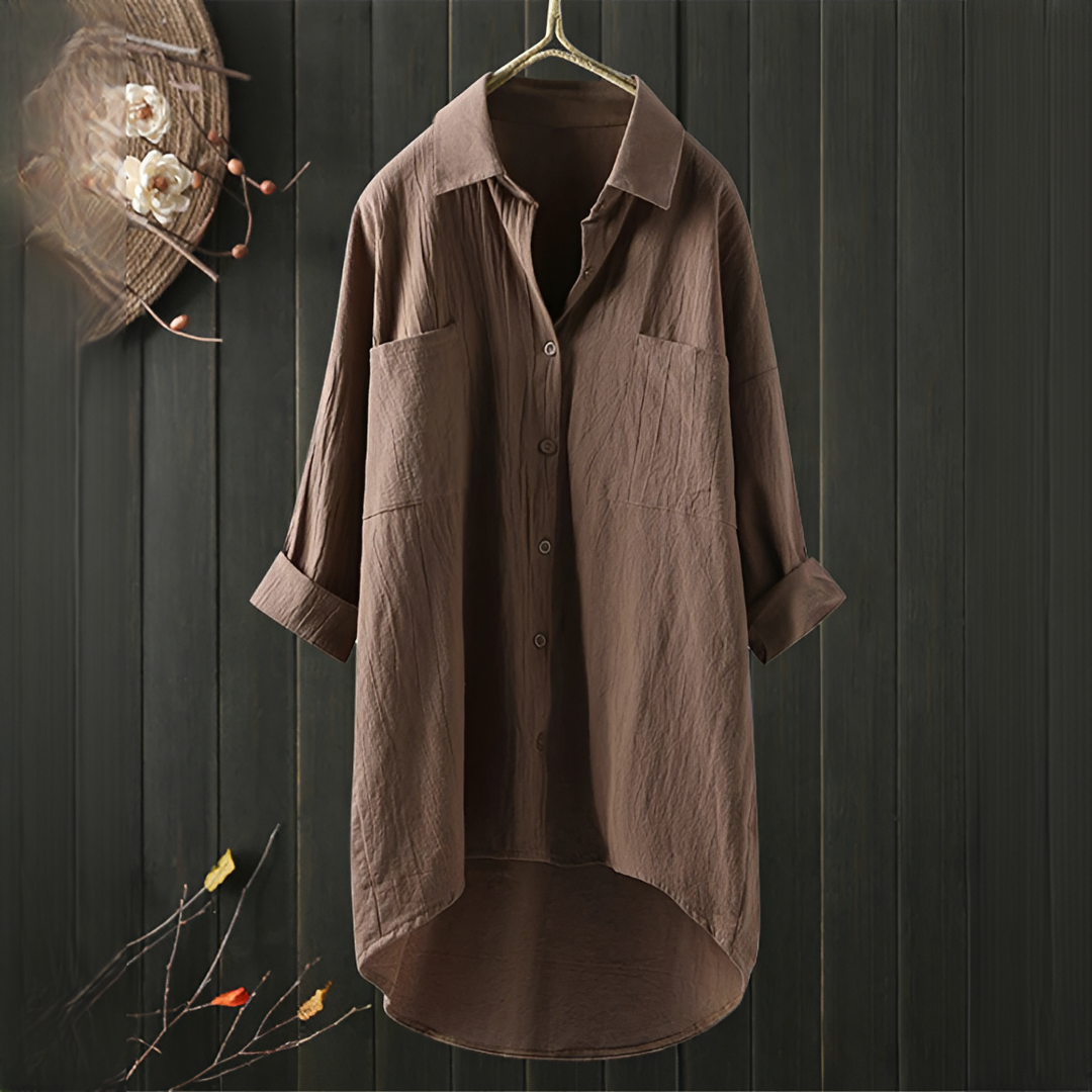 Ziva - Loose Fitting Casual Shirt