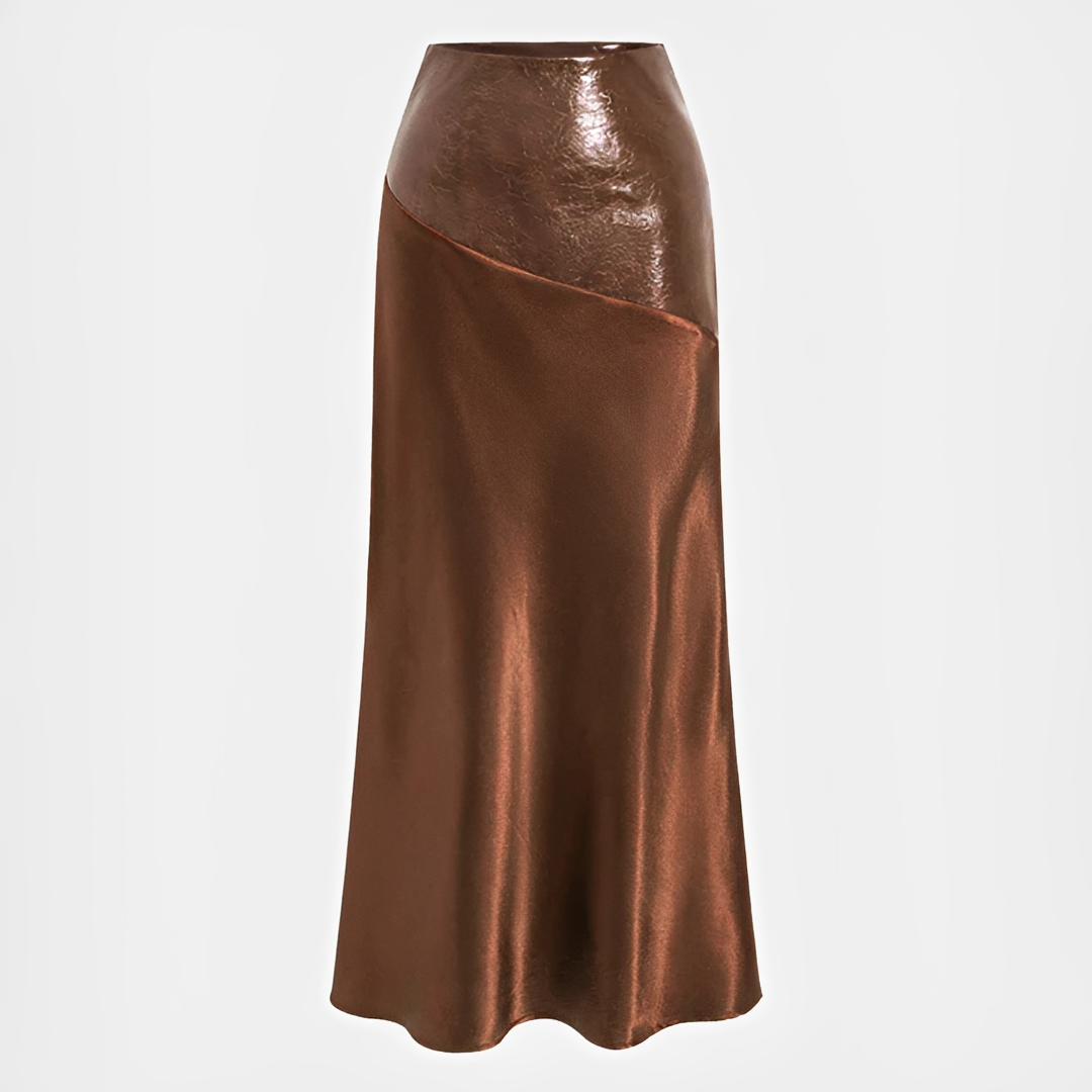 Viviana - Sleek Shiny Skirt