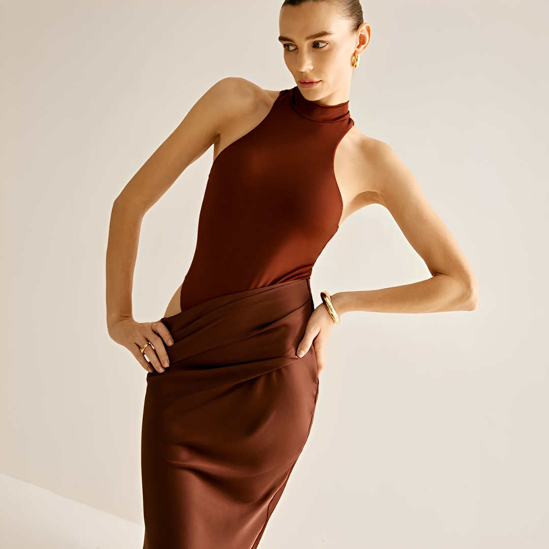 Shyanne - Stylish Fitted Maxi Dress