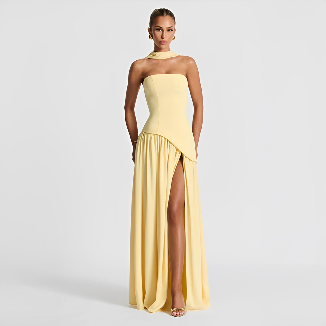 Beatrix - Elegant strapless dress for women