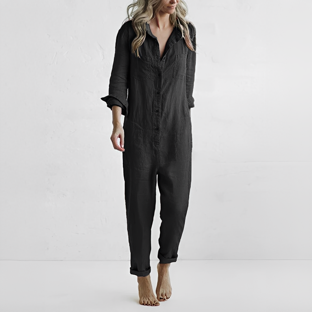 Novaria - Summer Long Sleeve Jumpsuit for Women