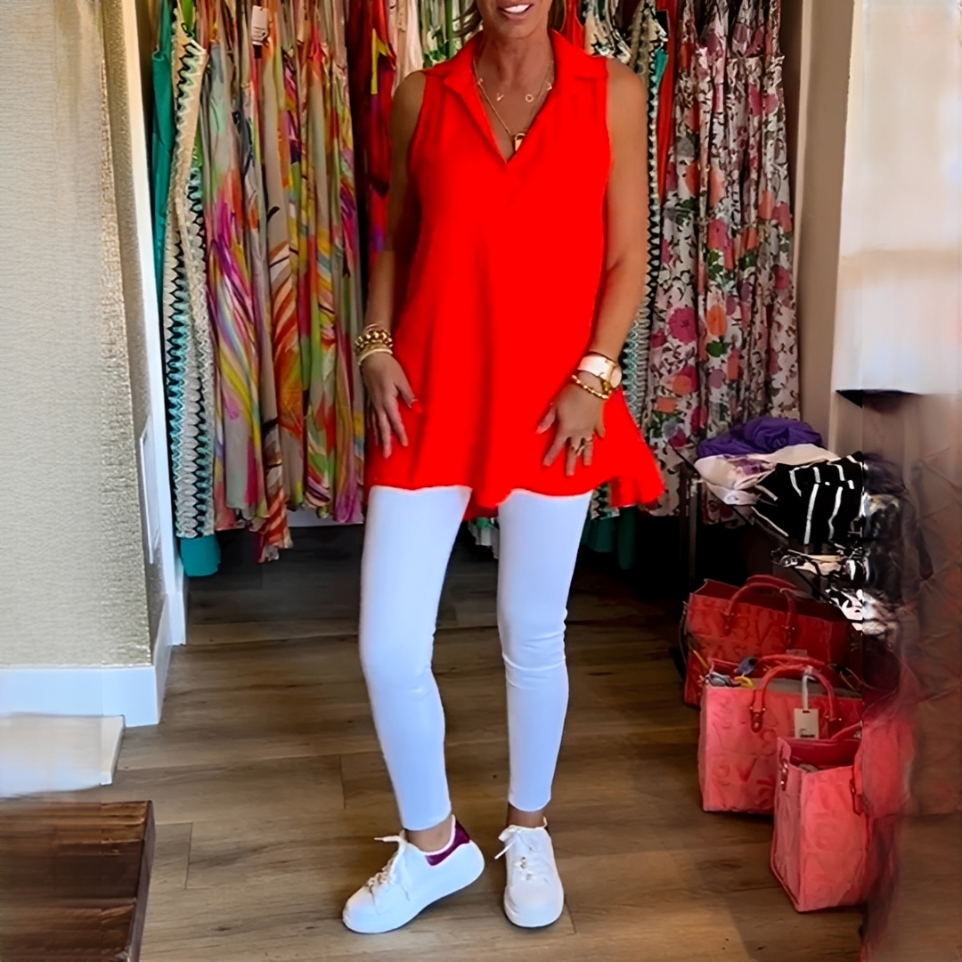 Lars - Stylish V-neck Pleated Top
