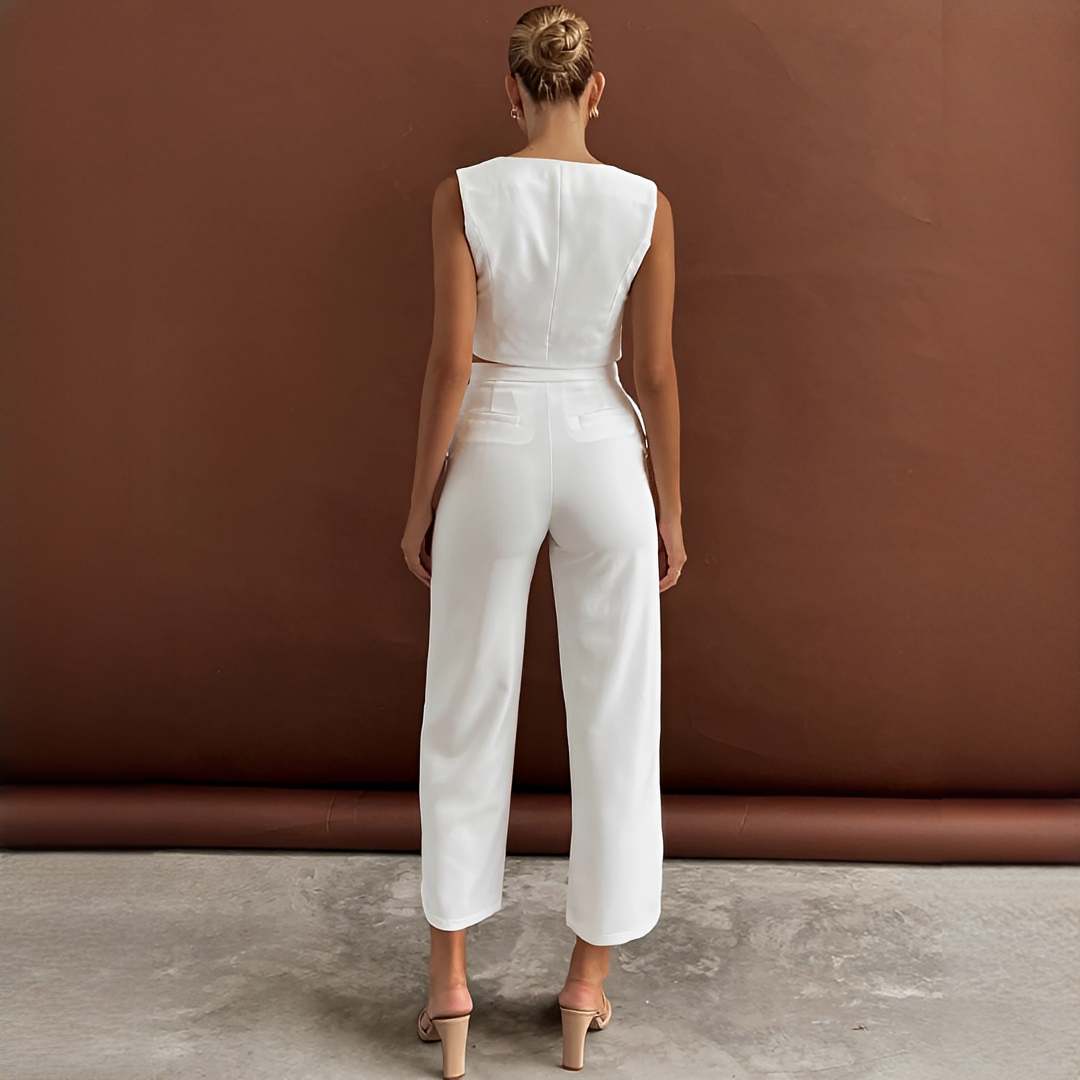 Agnes - Stylish Vest and Pants Set