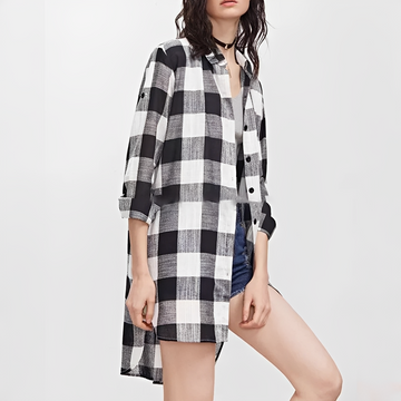 Janis - Relaxed Checked Shirt