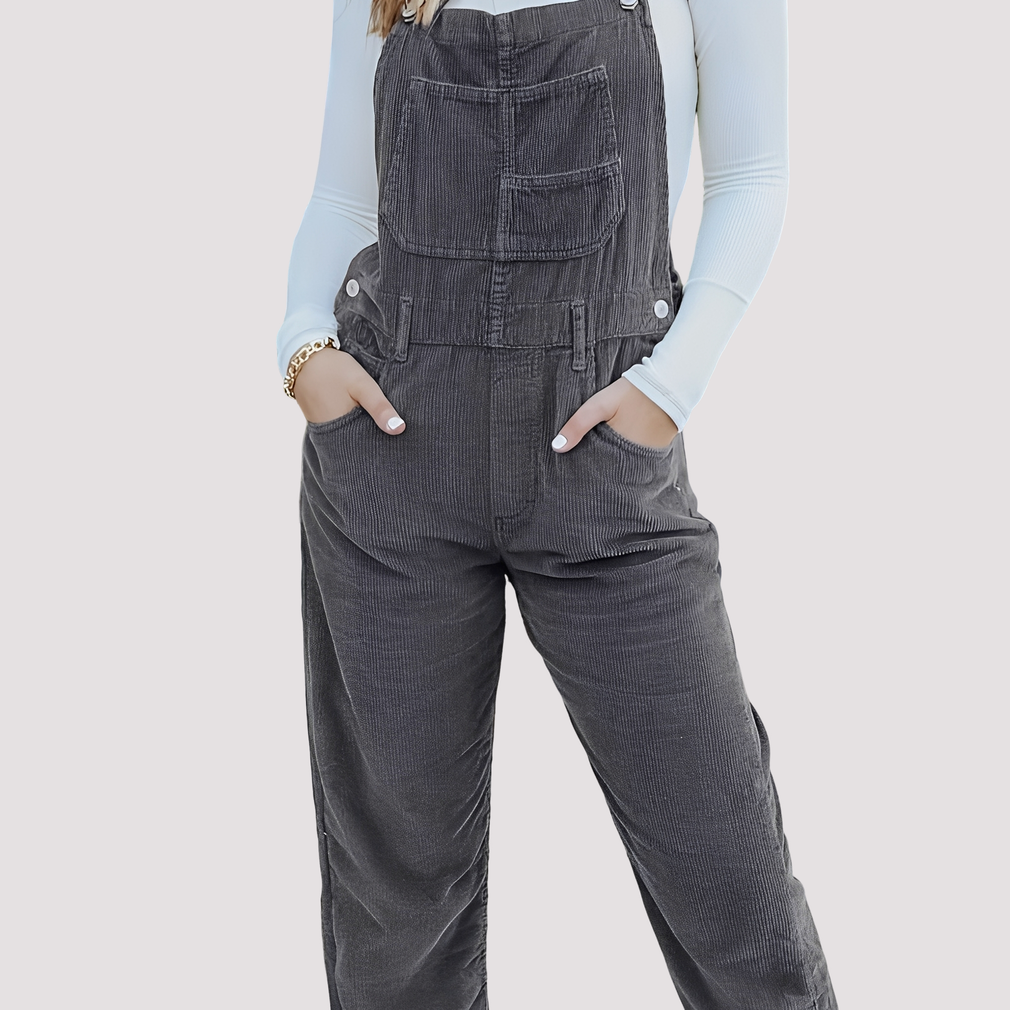 Sophie - Women's casual, loose denim jumpsuit