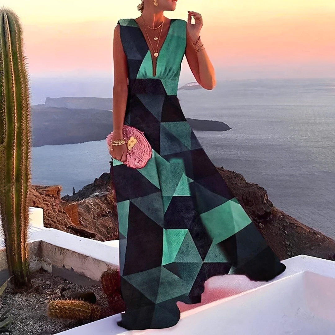 Lilyana - Elegant Sleeveless Maxi Dress