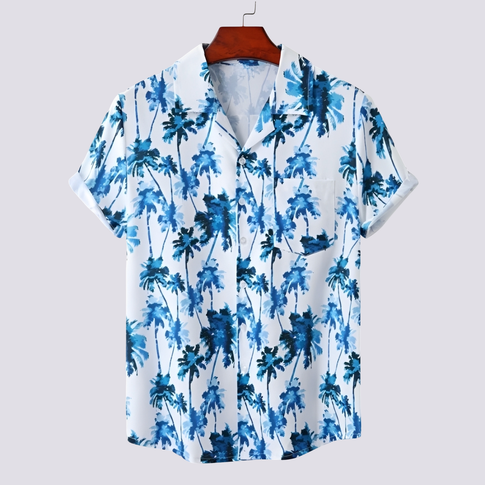 Ronan - Men's stylish polo shirt with Hawaiian design