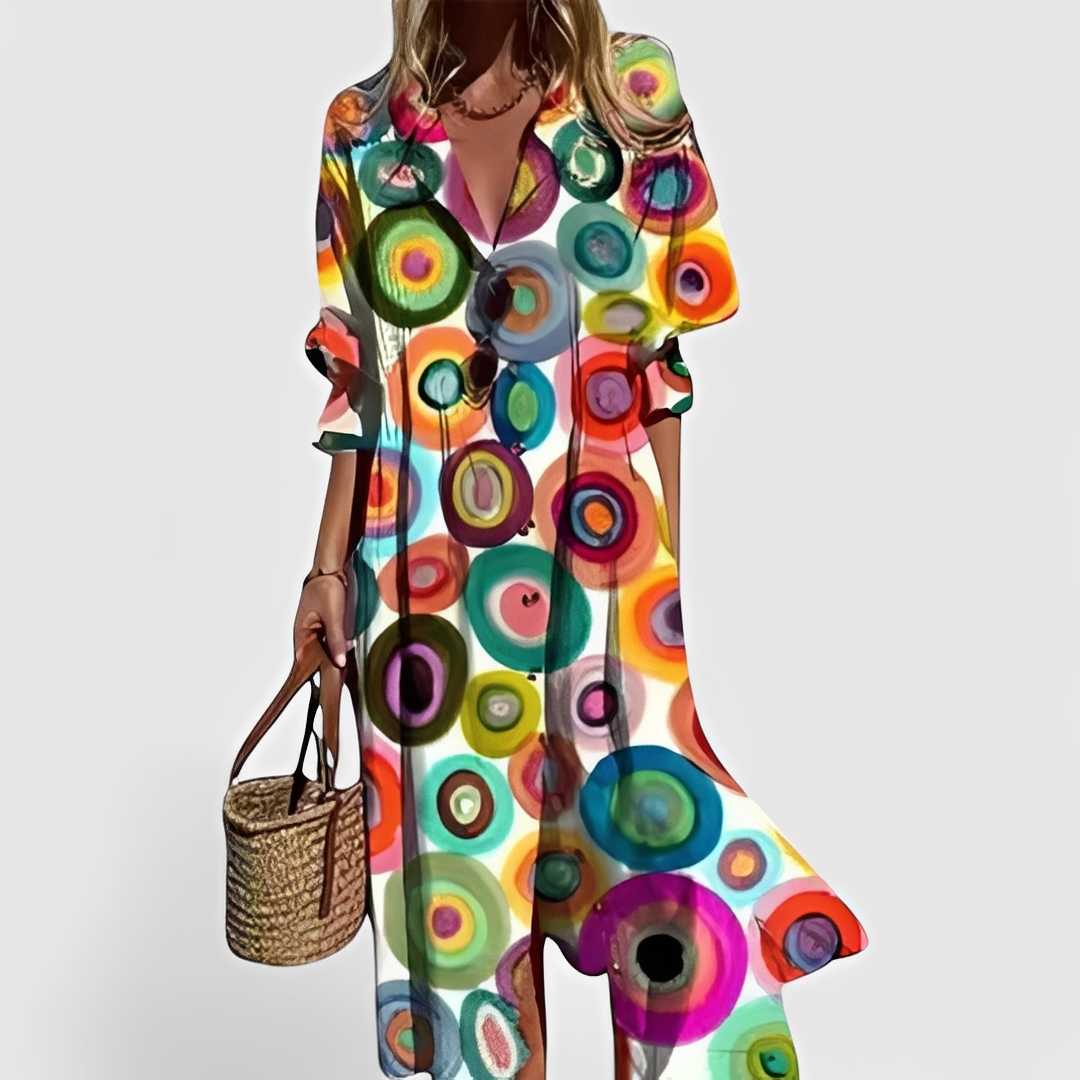 Millie - Stylish floral midi dress