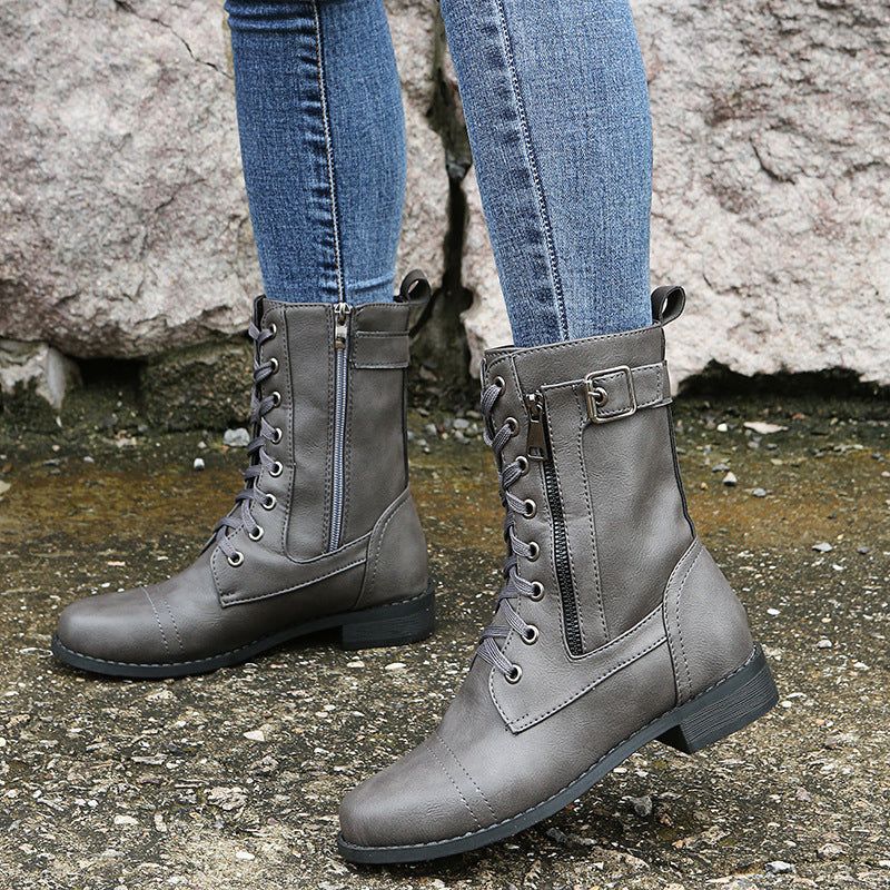 Katerina - Chic Low-Heel Boots