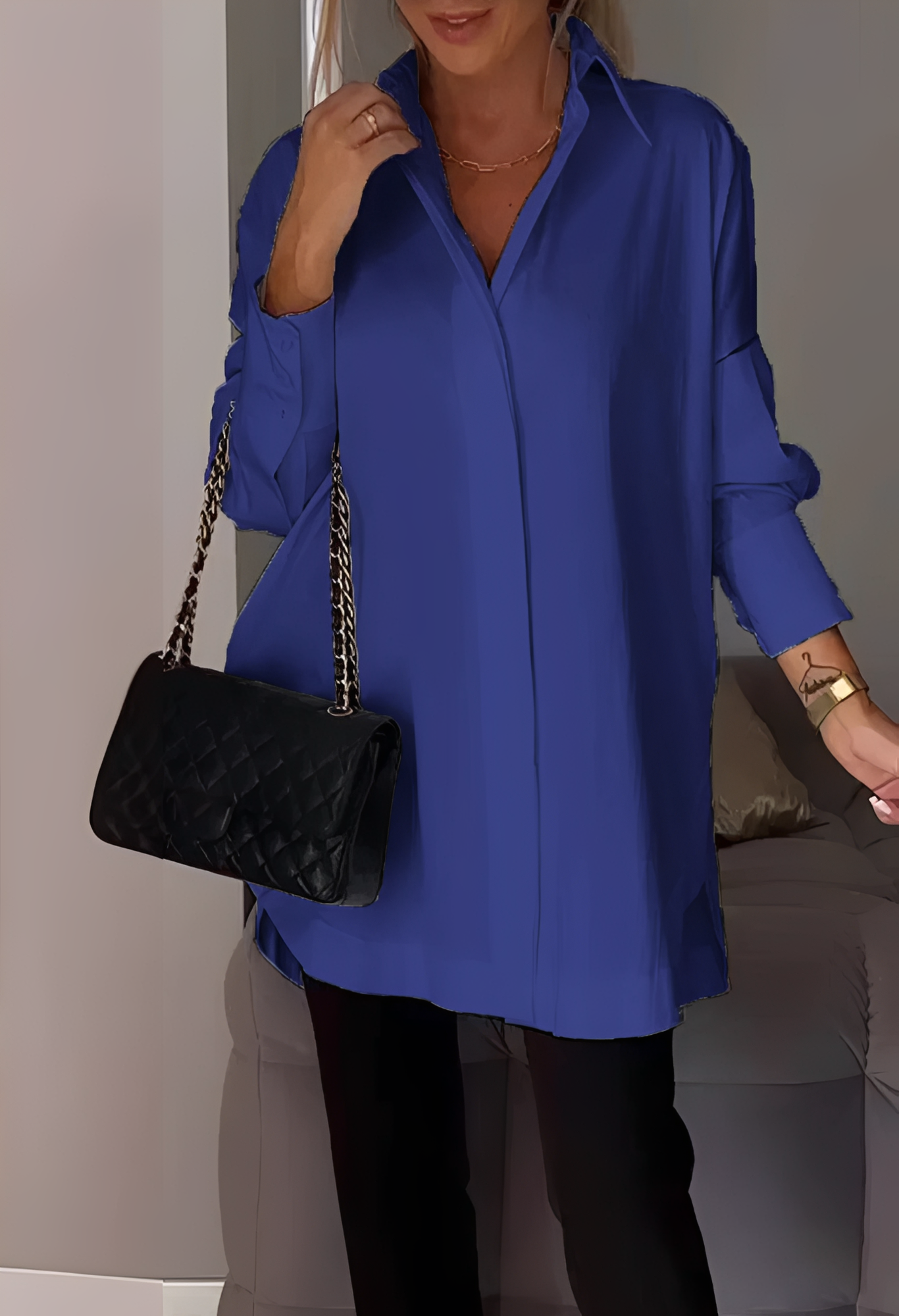 Lauren - Trendy Long-sleeved Shirt