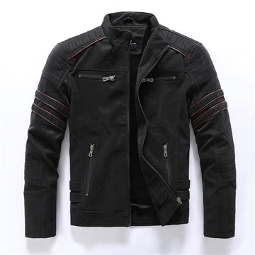 Bastian – Biker Jacket with Zipper