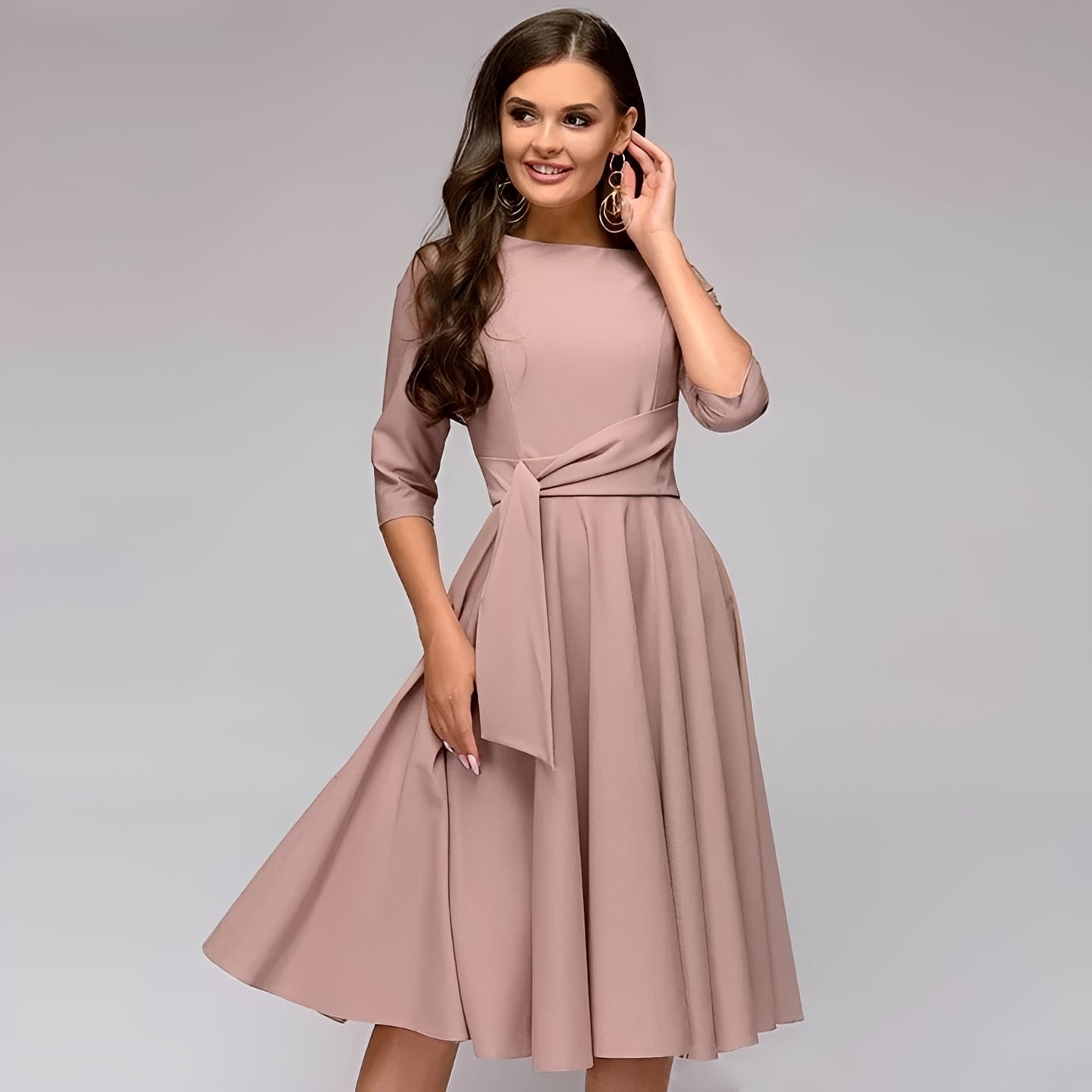 Sameer - Casual Midi Dress