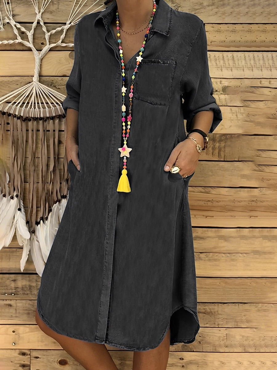 Kristina - Loose Denim Dress