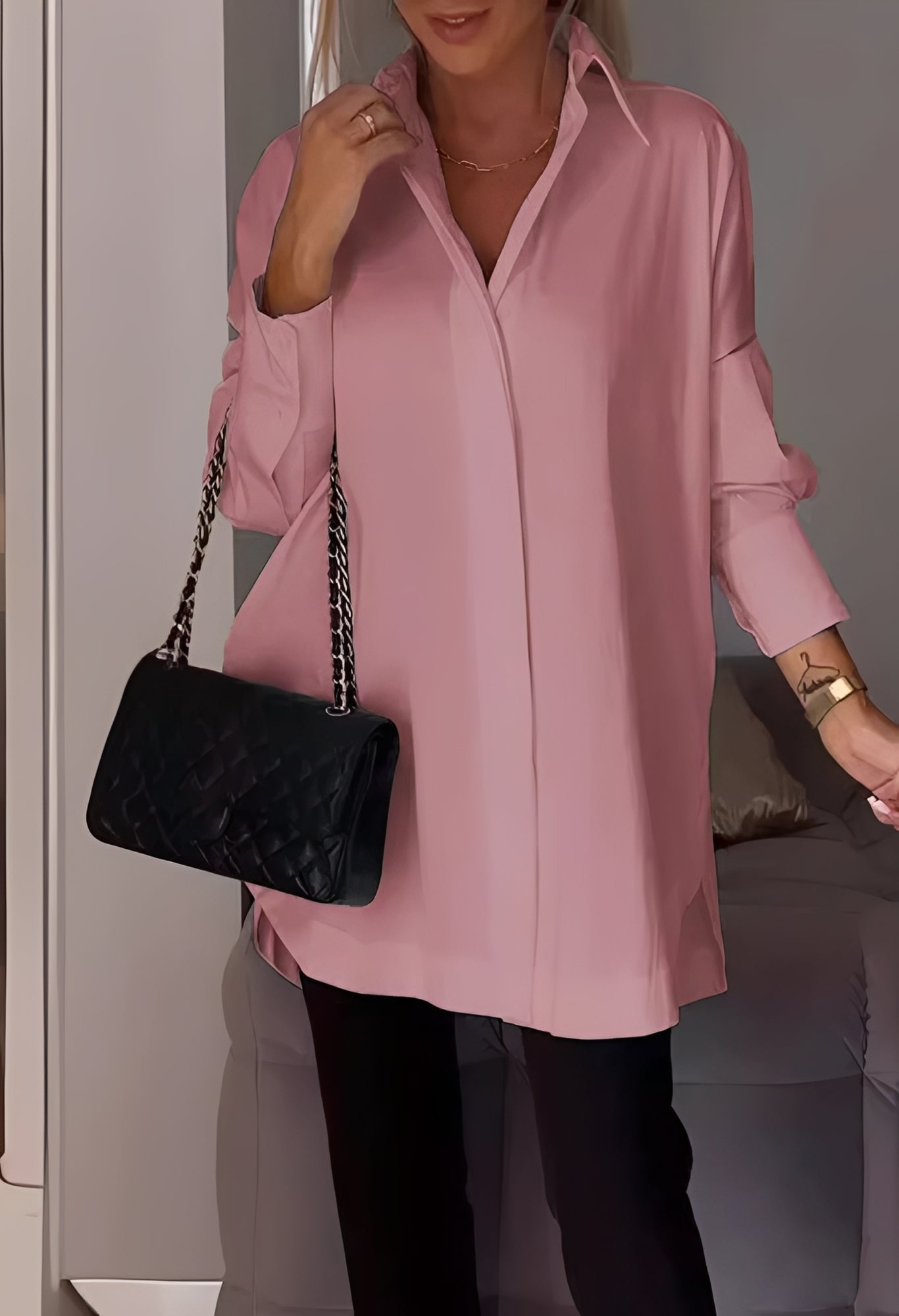 Lauren - Trendy Long-sleeved Shirt
