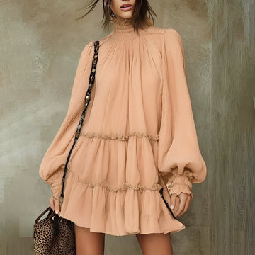 Mayeth - Stylish Ruffled Mini Dress