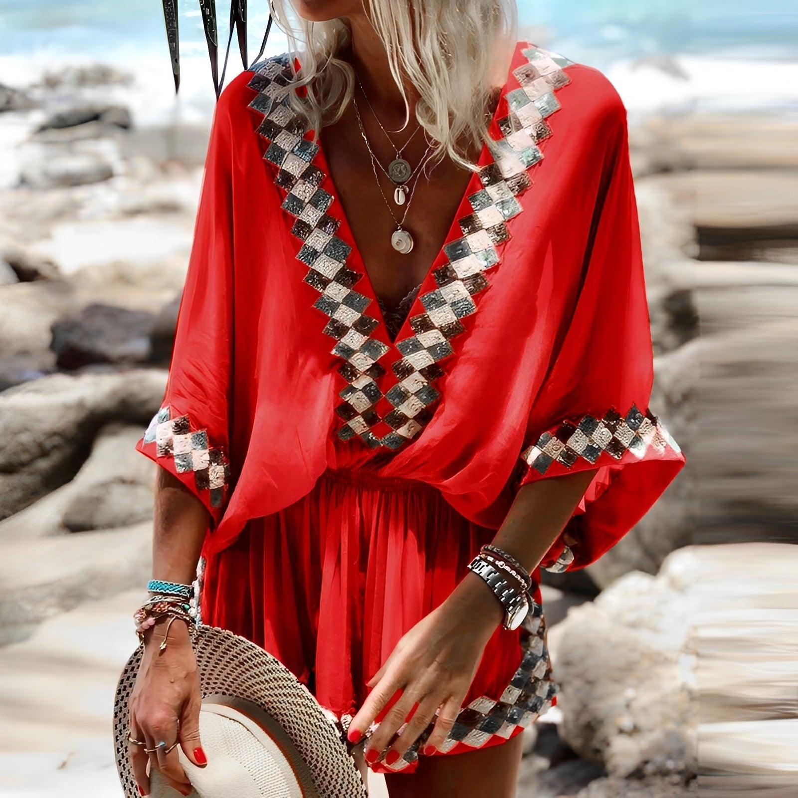 Jenn - Trendy Bohemian Romper