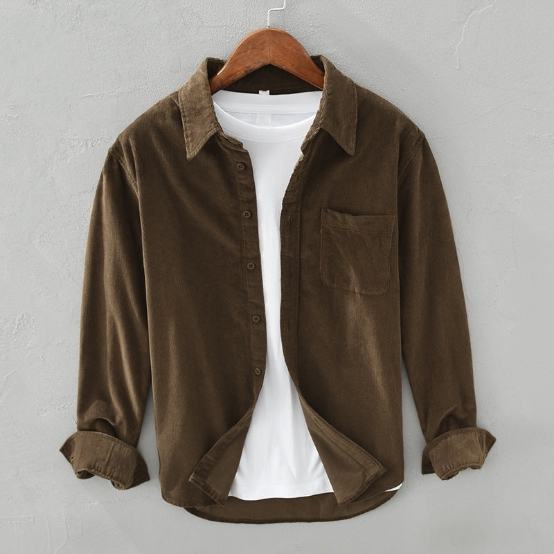 Samuel - Men's Casual Long Sleeve Overshirt