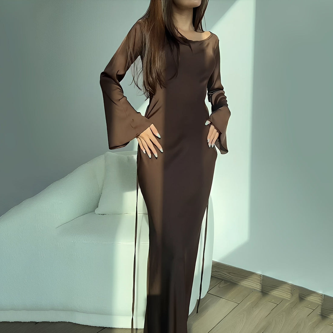 Anisa - Stylish long-sleeve dress for women