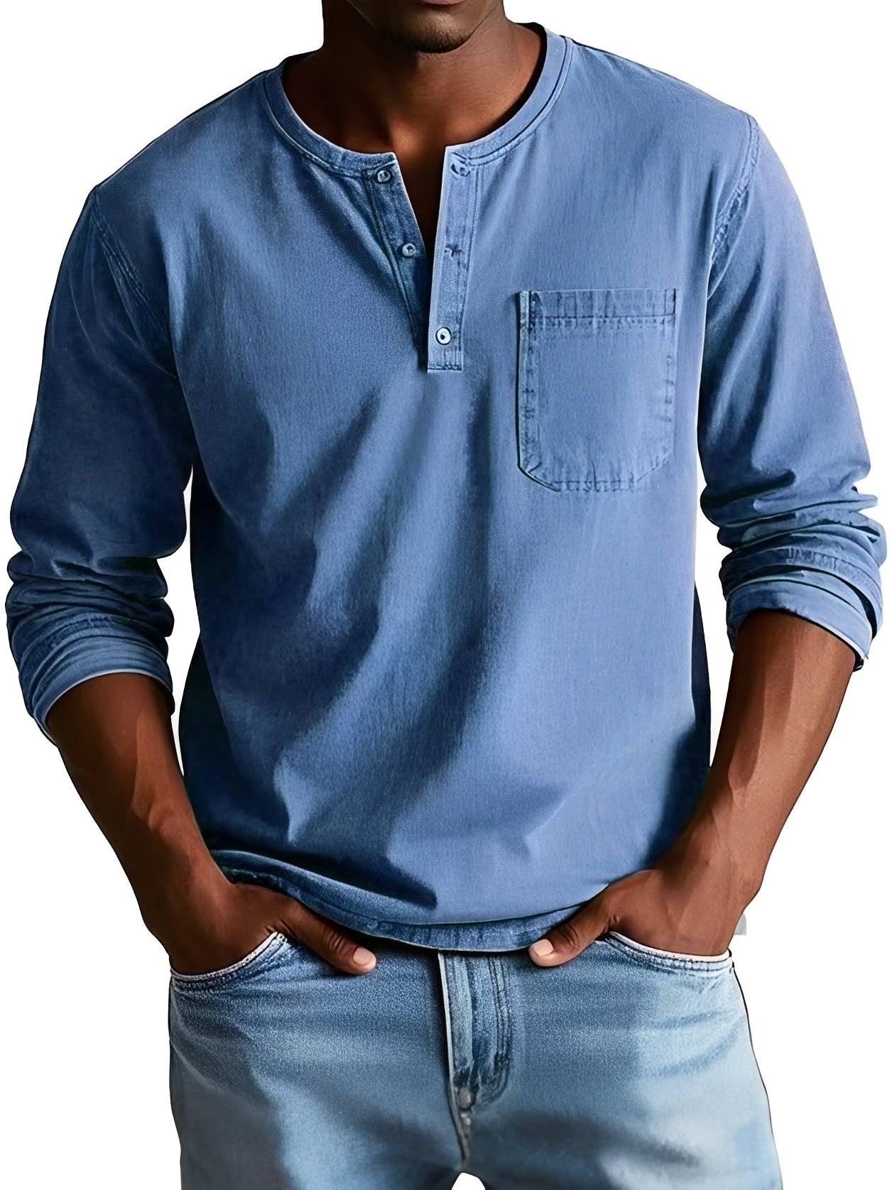 Steve - Men's casual long-sleeve shirt