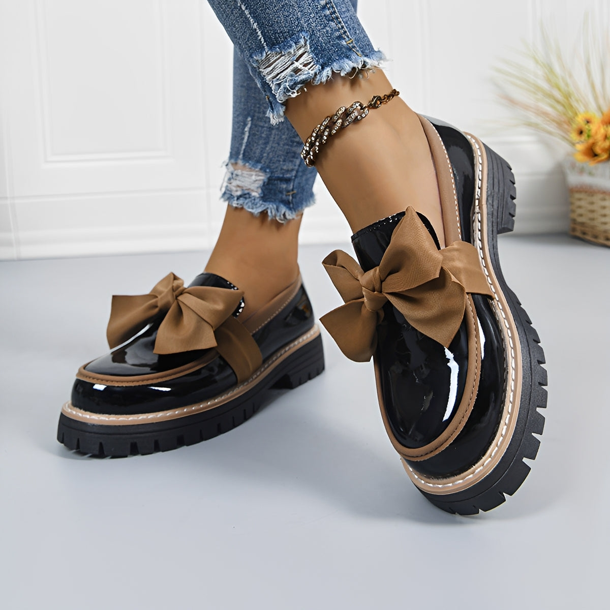 Miley - Trendy Bowknot Loafers